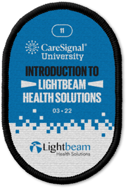 An Introduction to Lightbeam badge